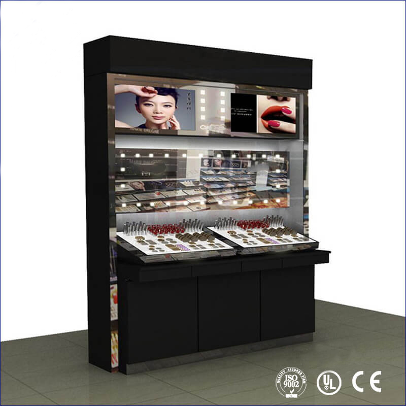 makeup wall display case