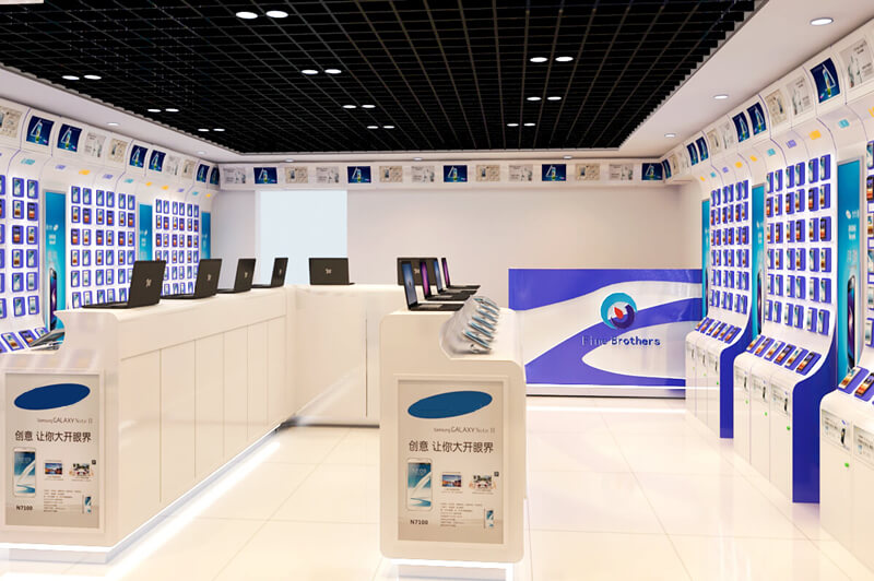 mobile phone display furniture