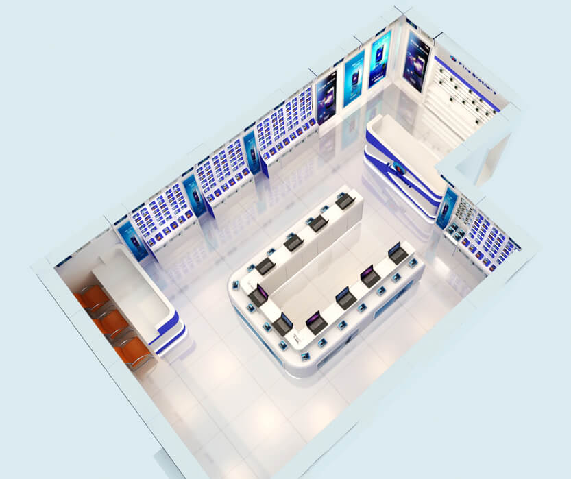 cellphone store design