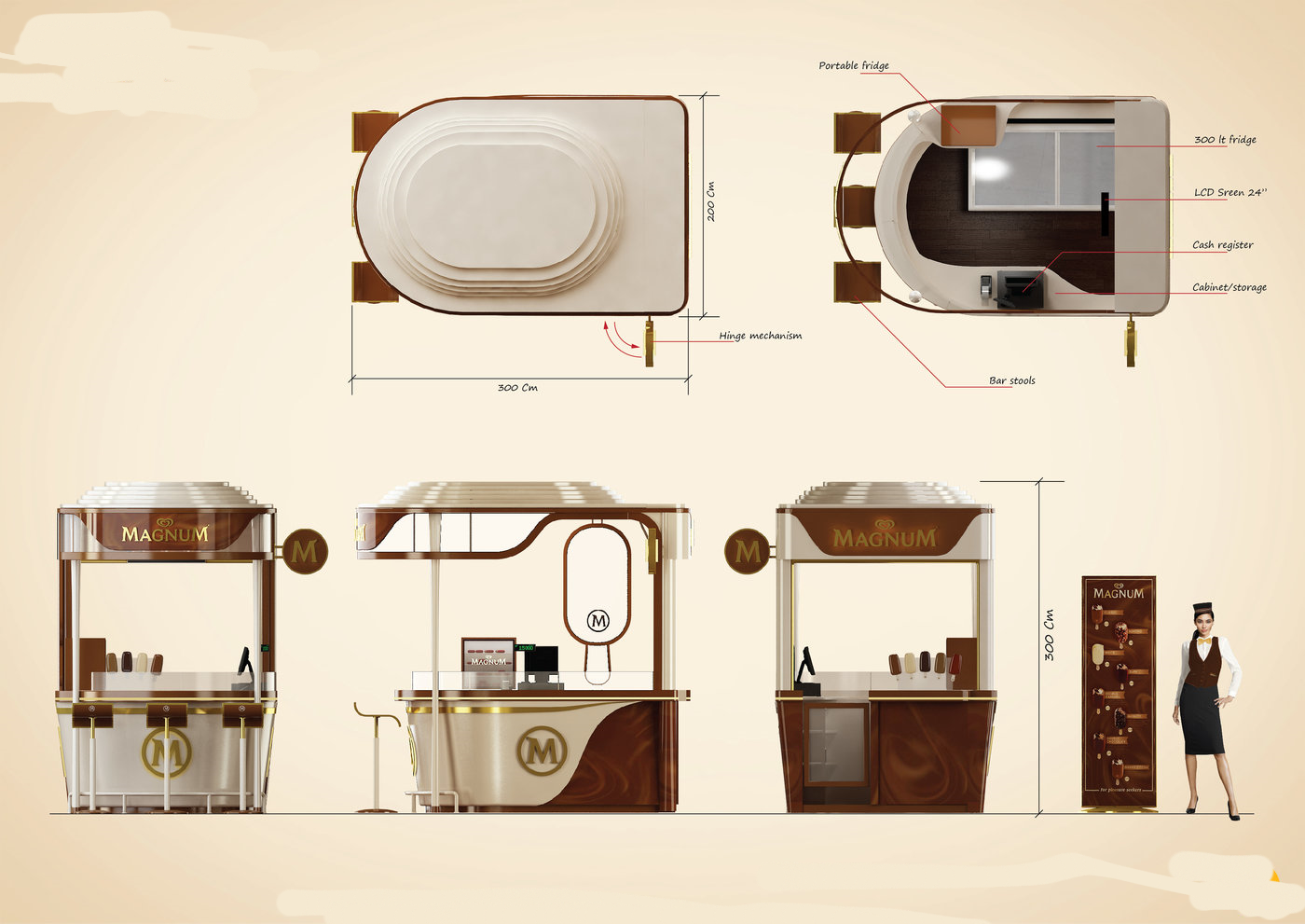 Chocolate kiosk