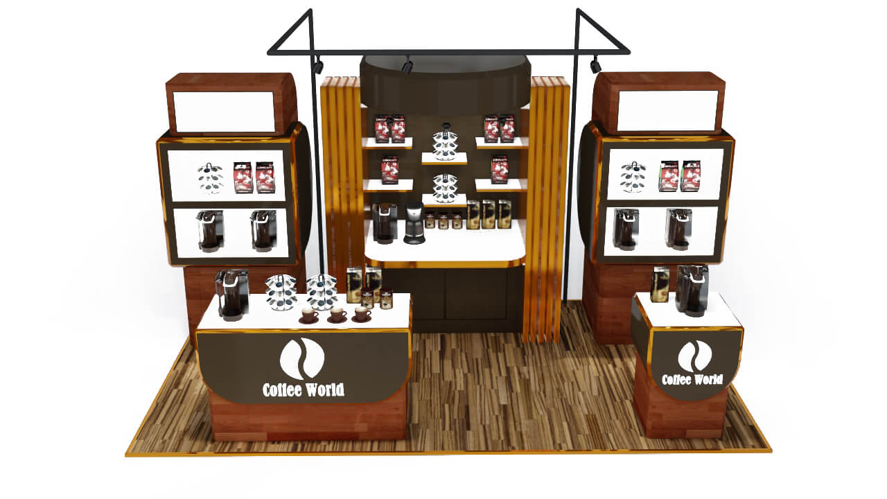 coffee bar kiosk 