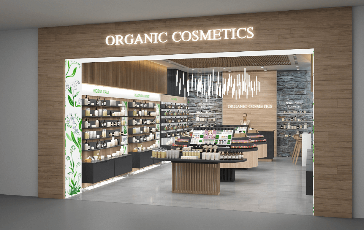 cosmetic shop design