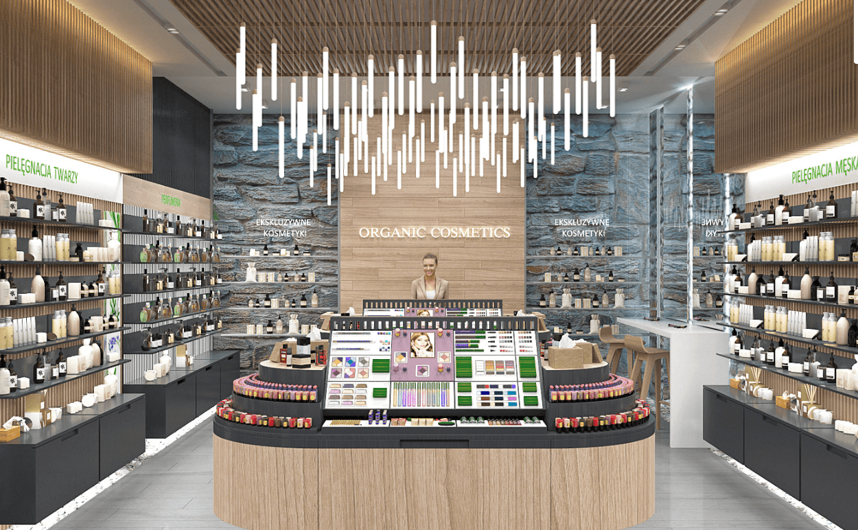 cosmetic display furniture