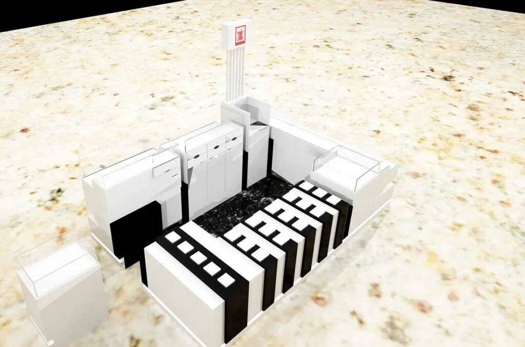 perfume display