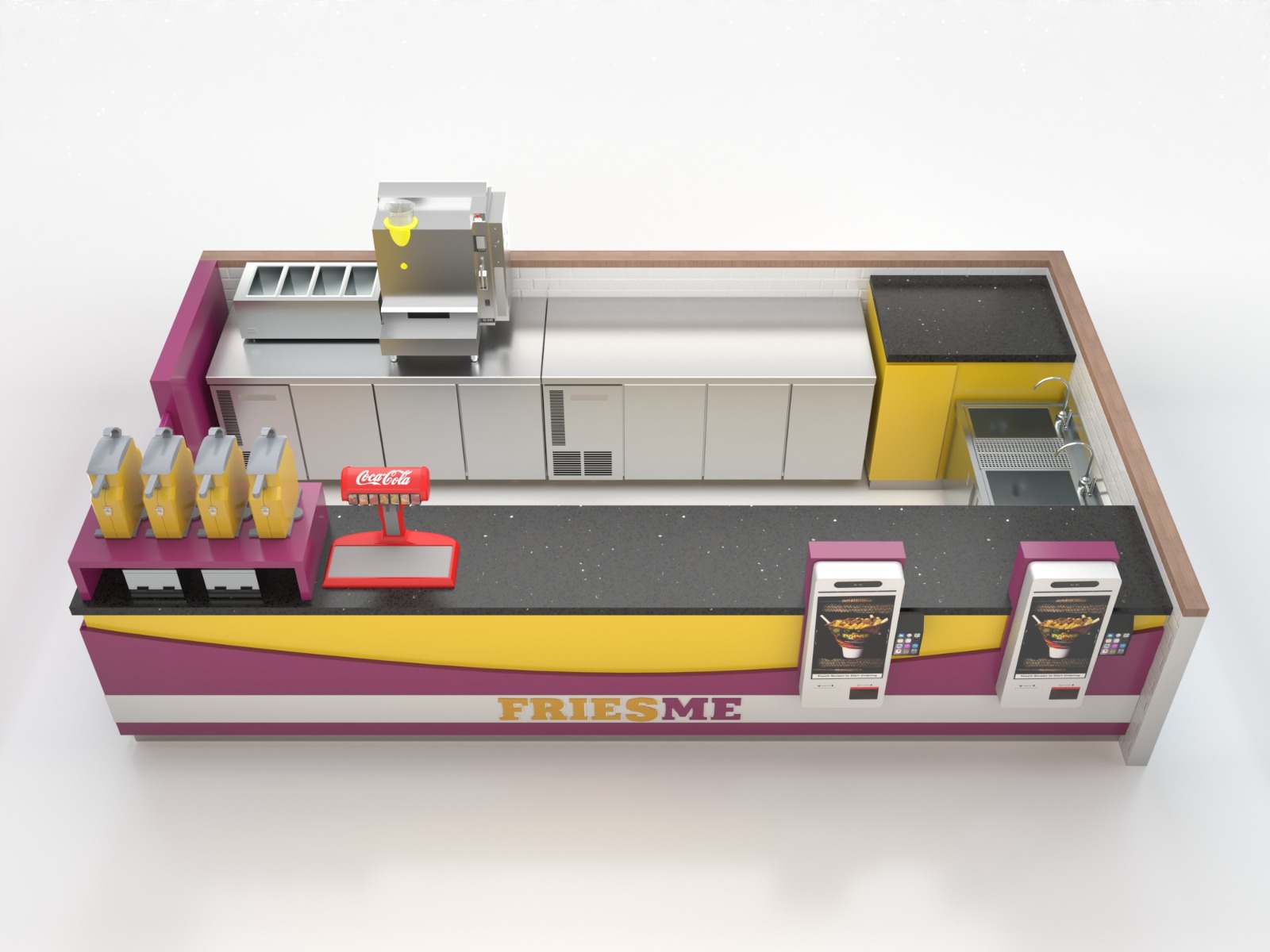 French fry kiosk