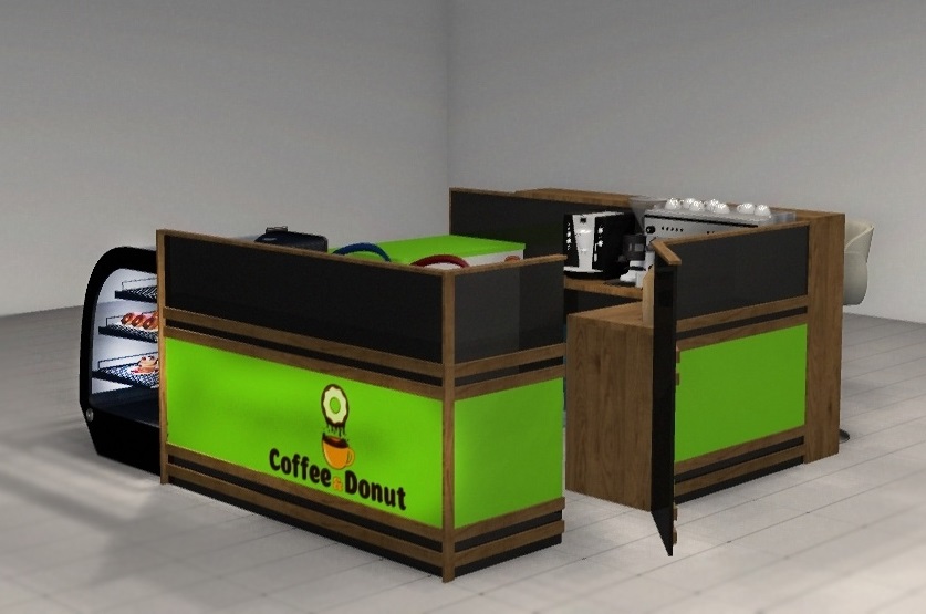 mall donut kiosk 
