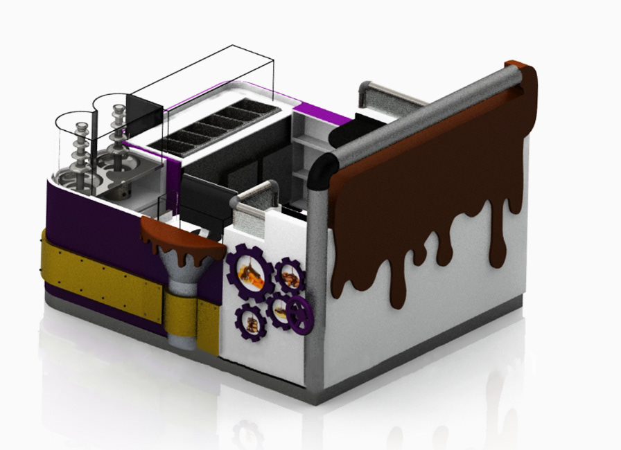 ice cream counter