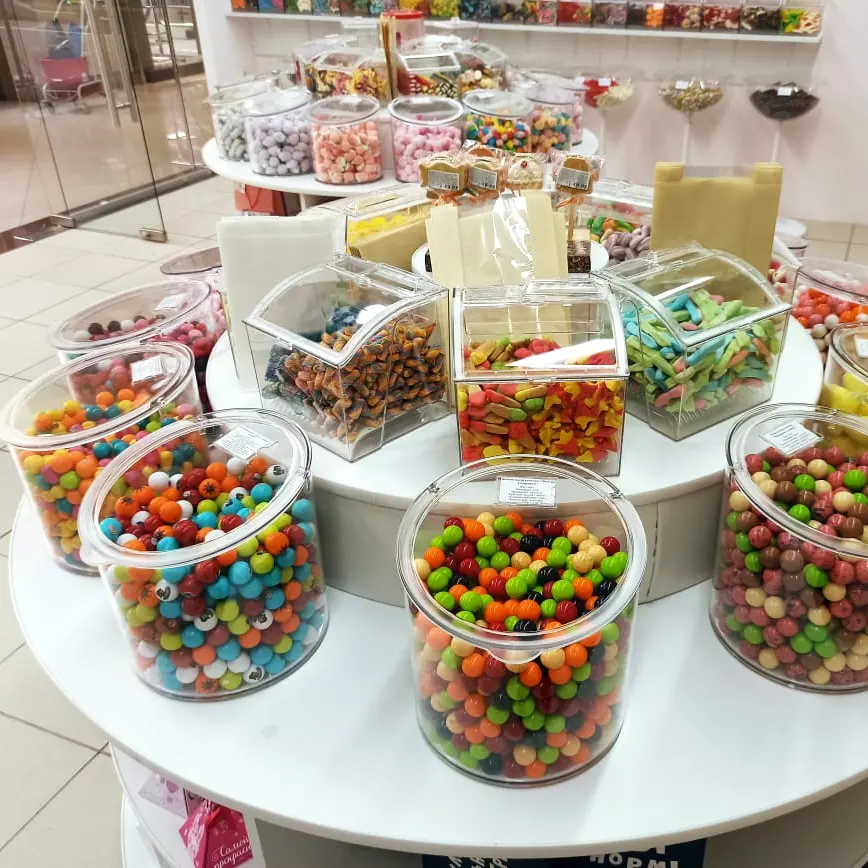 candy bins