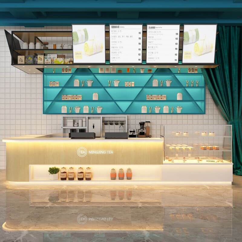 bubble tea counter 