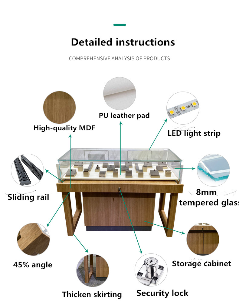 jewelry retail shop display cabinet
