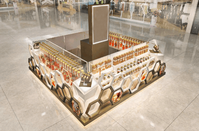 honey display cabinet