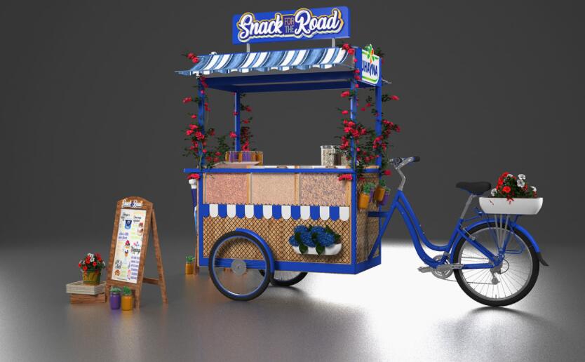 street food cart for sale 