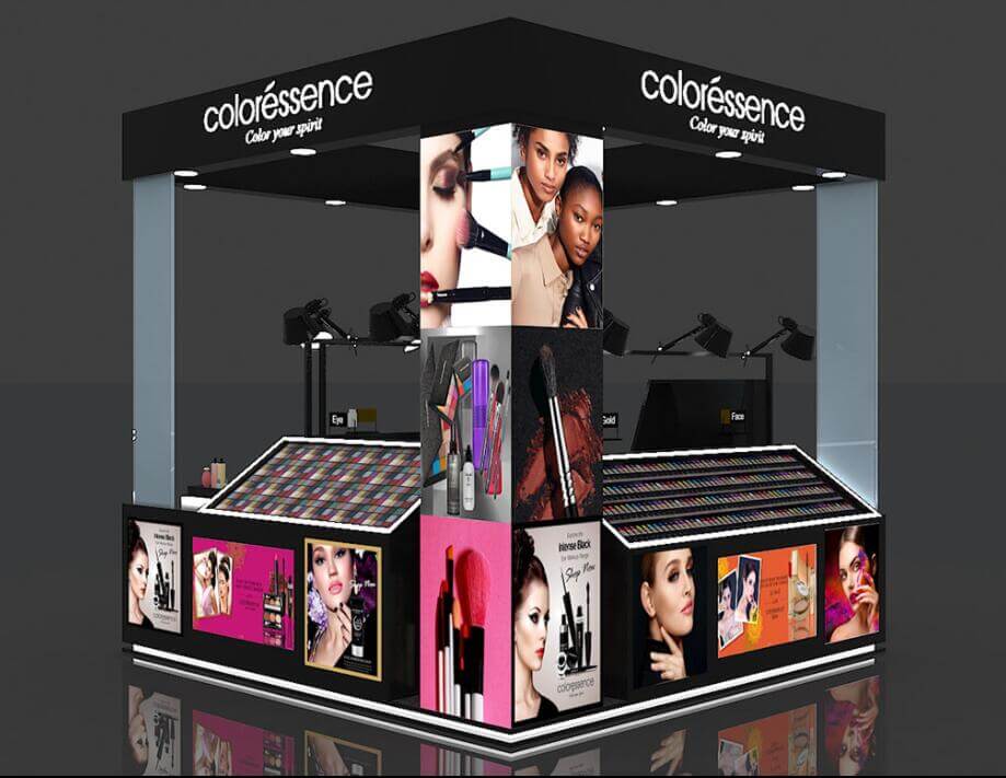 cosmetic display kiosk 