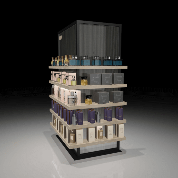 new custom design display shelf