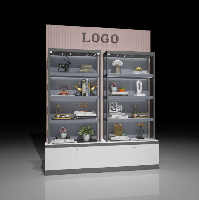 high end glass showcase