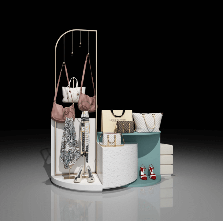 bags display counter bar