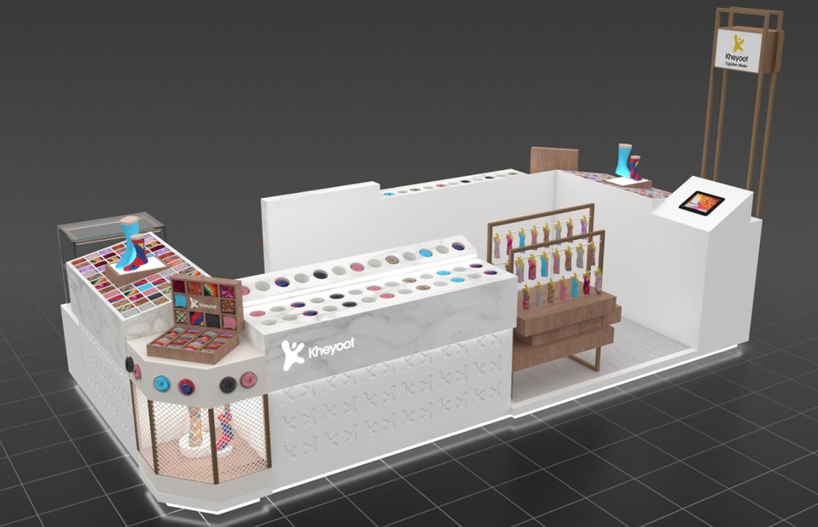 socks display booth 
