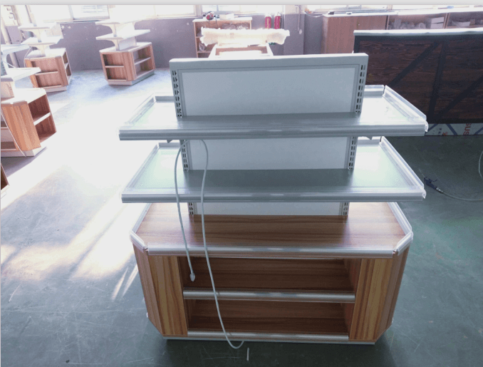 wood display case