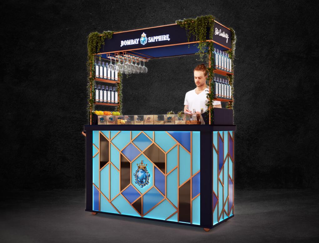 mobile drink cart 