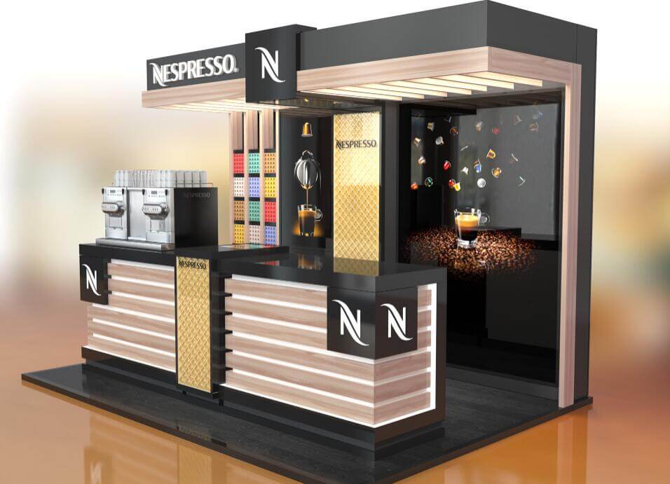 coffee booth design 