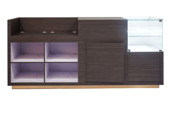 retail counter bar