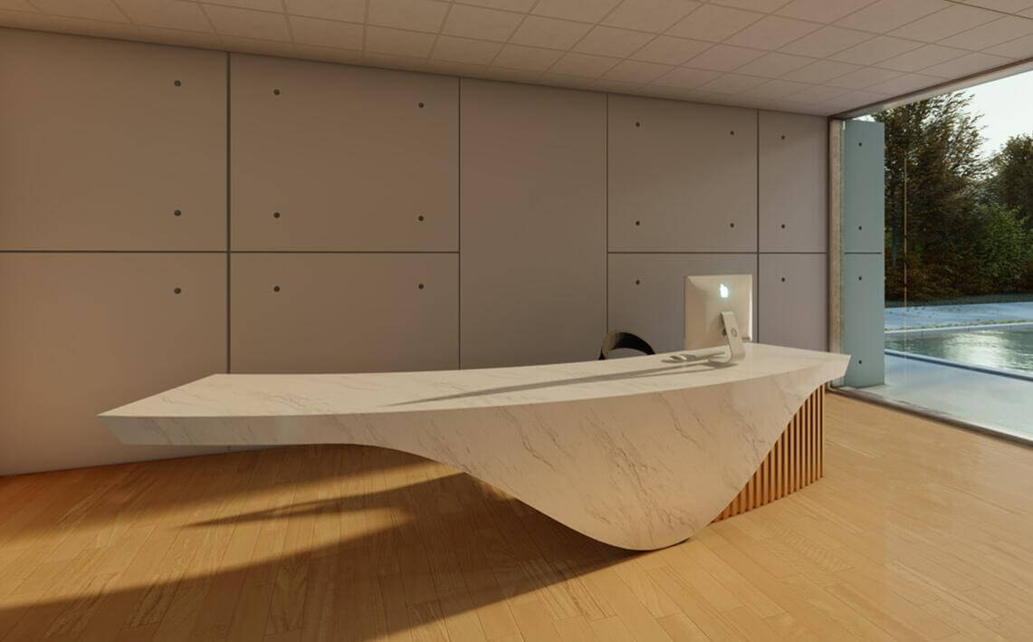 office reception counter 