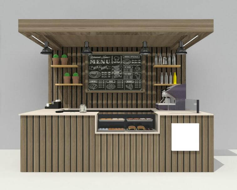 mall food booth 