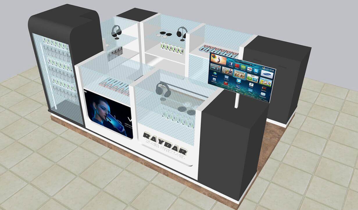 phone display kiosk 