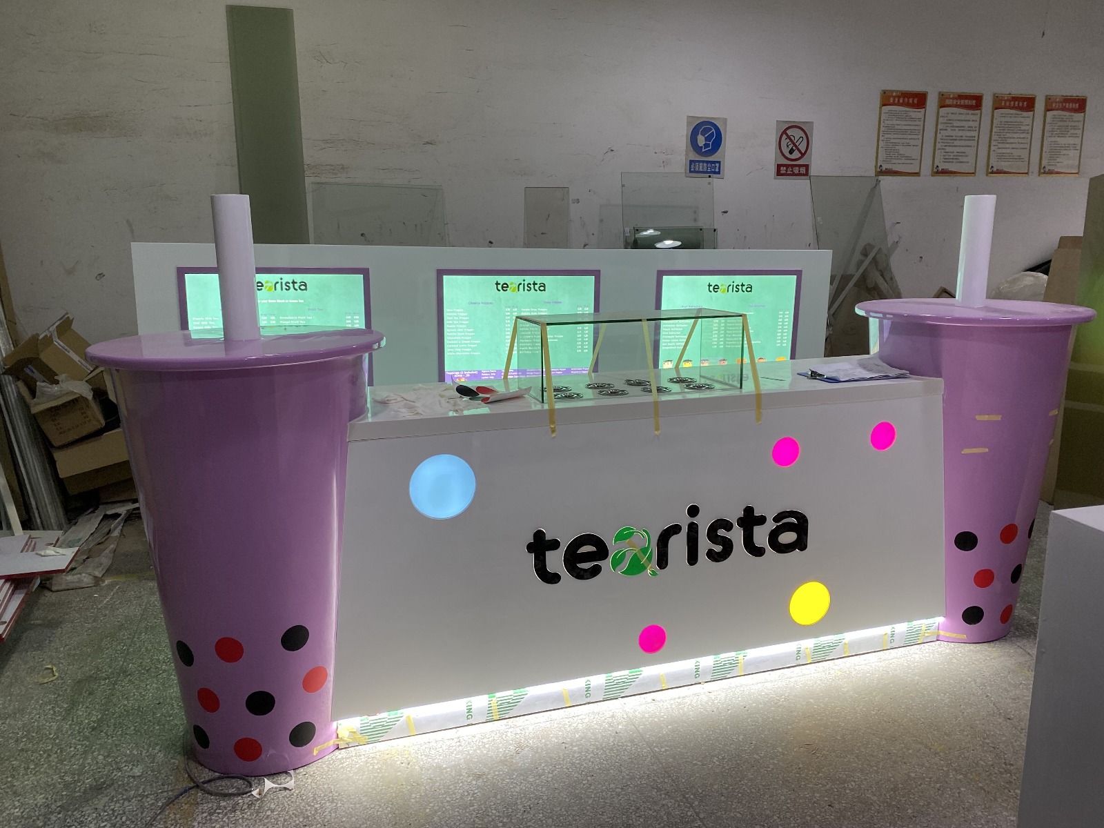 bubble tea kiosk