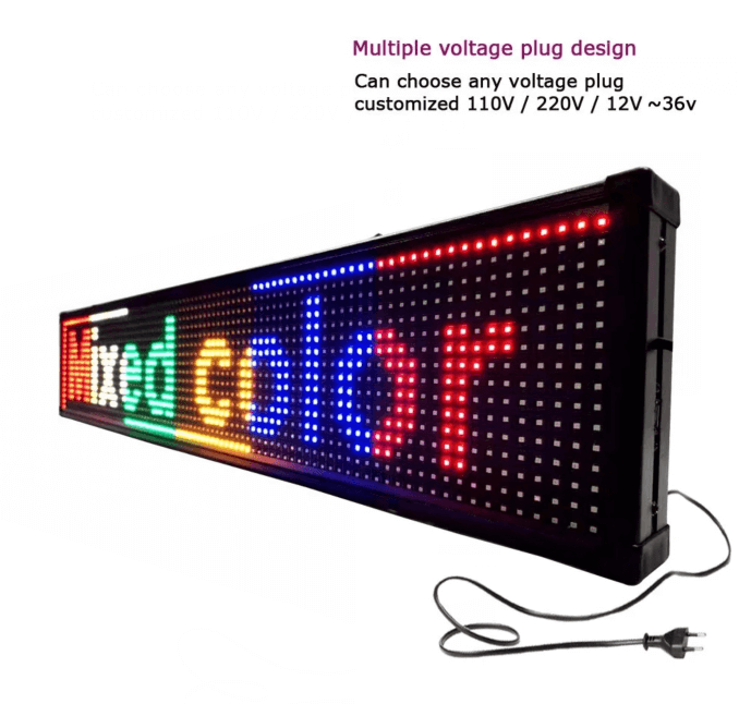 LED advertising player