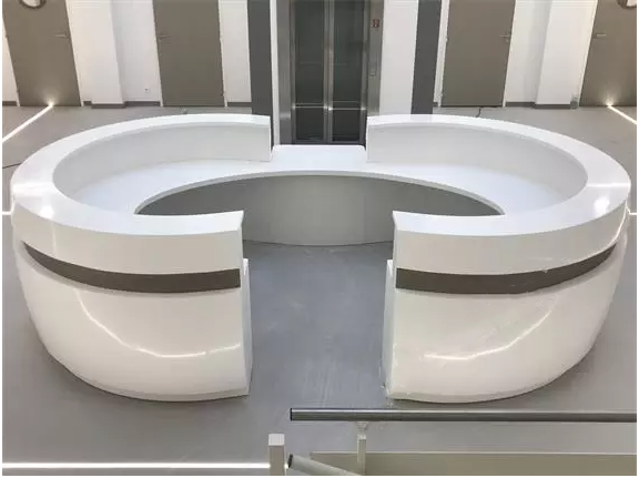 Oval Reception Desk 
