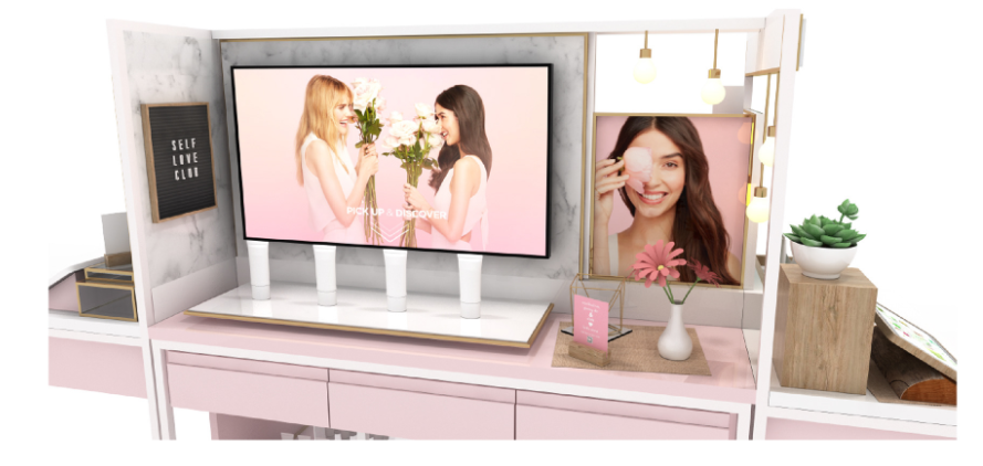 Makeup Display Table