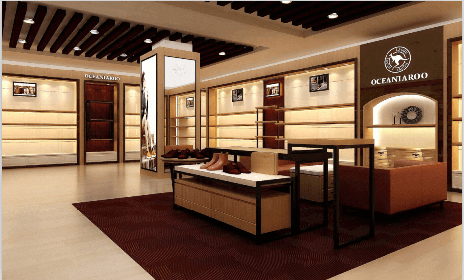 shoes display furniture