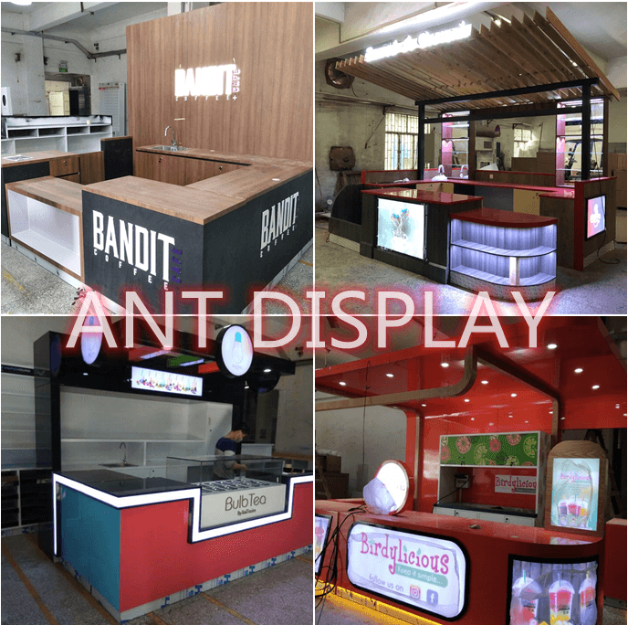 ant display coffee kiosk