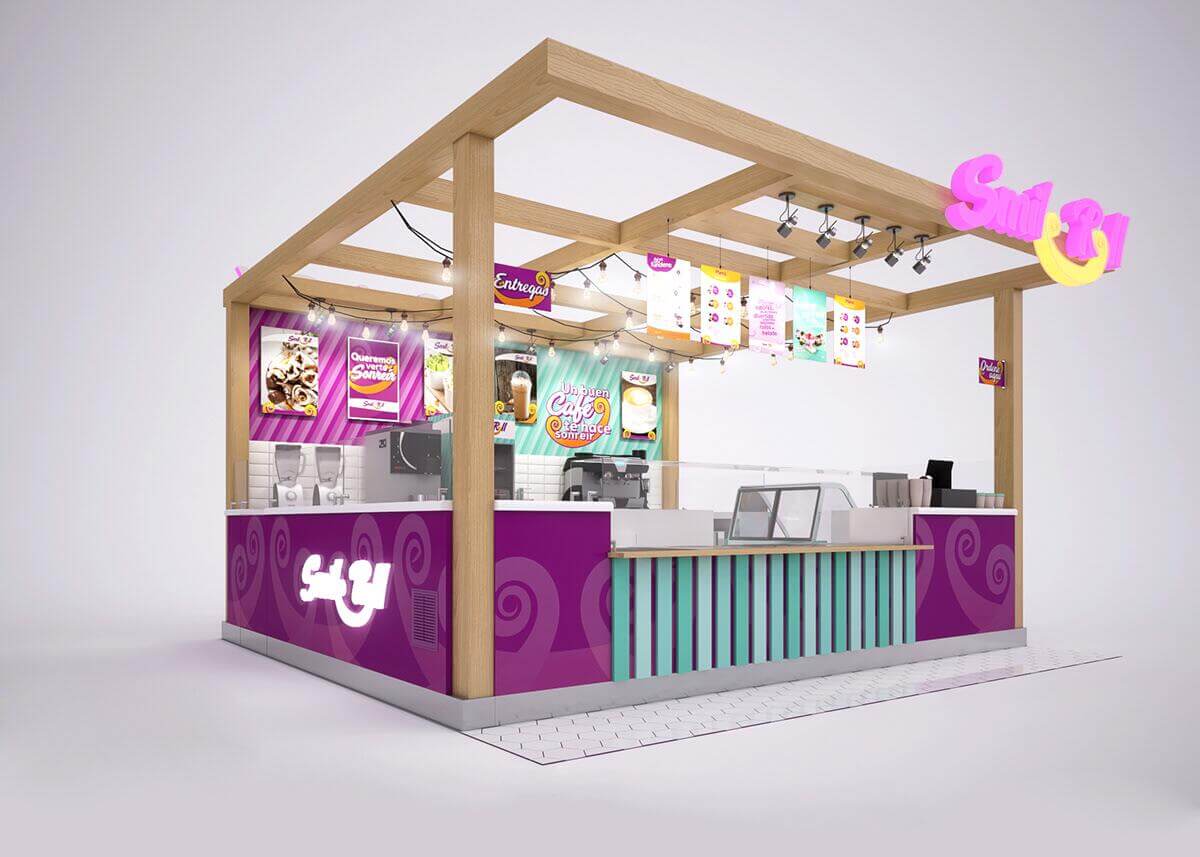 ice cream booth