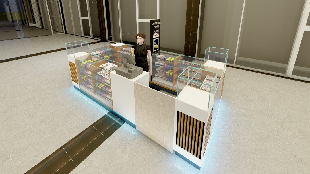 watch display kiosk