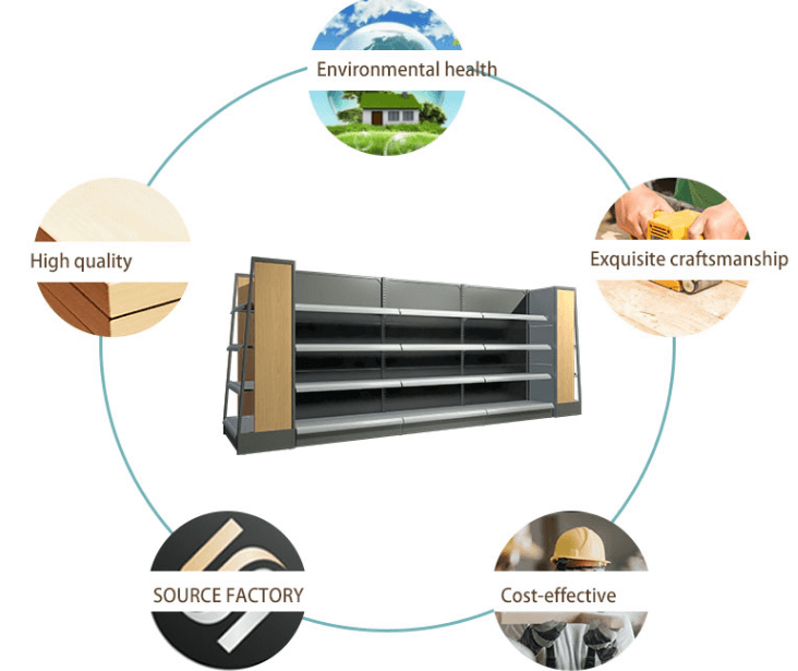 convenience store storage rack