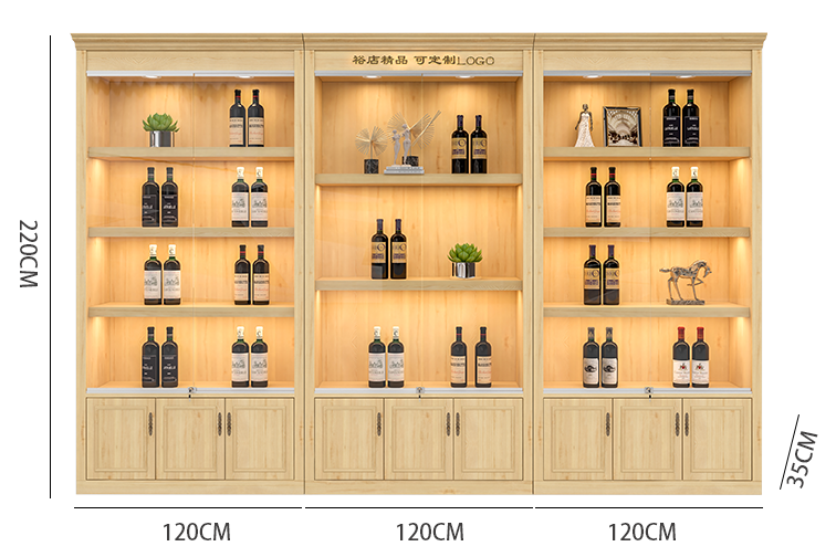 Modern Wine Display Cabinet