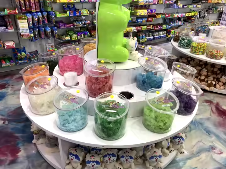 candy bins