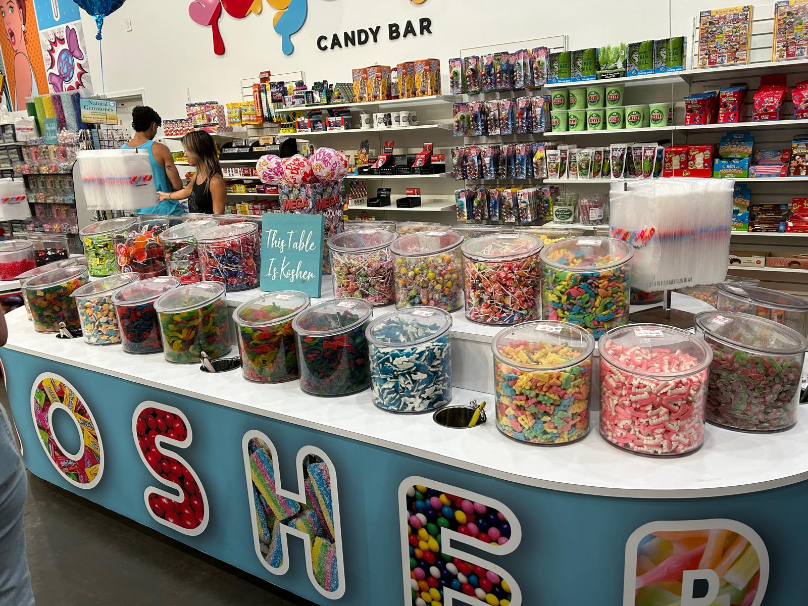 candy bins