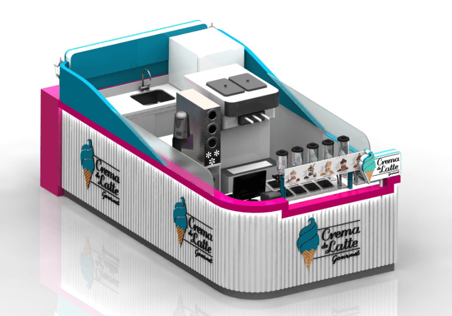 ice cream kiosk