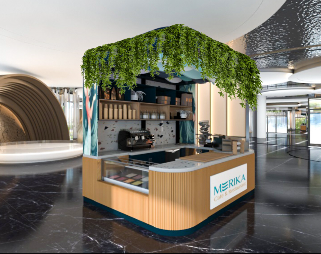 mall fast food kiosk 