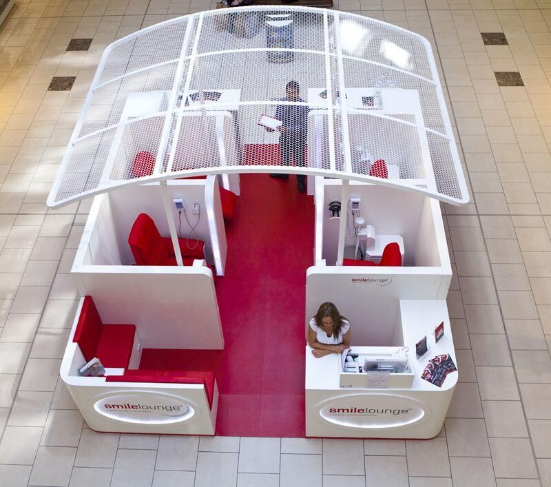 teeth whitening kiosk