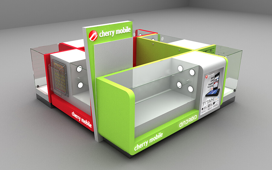phone accessories kiosk 