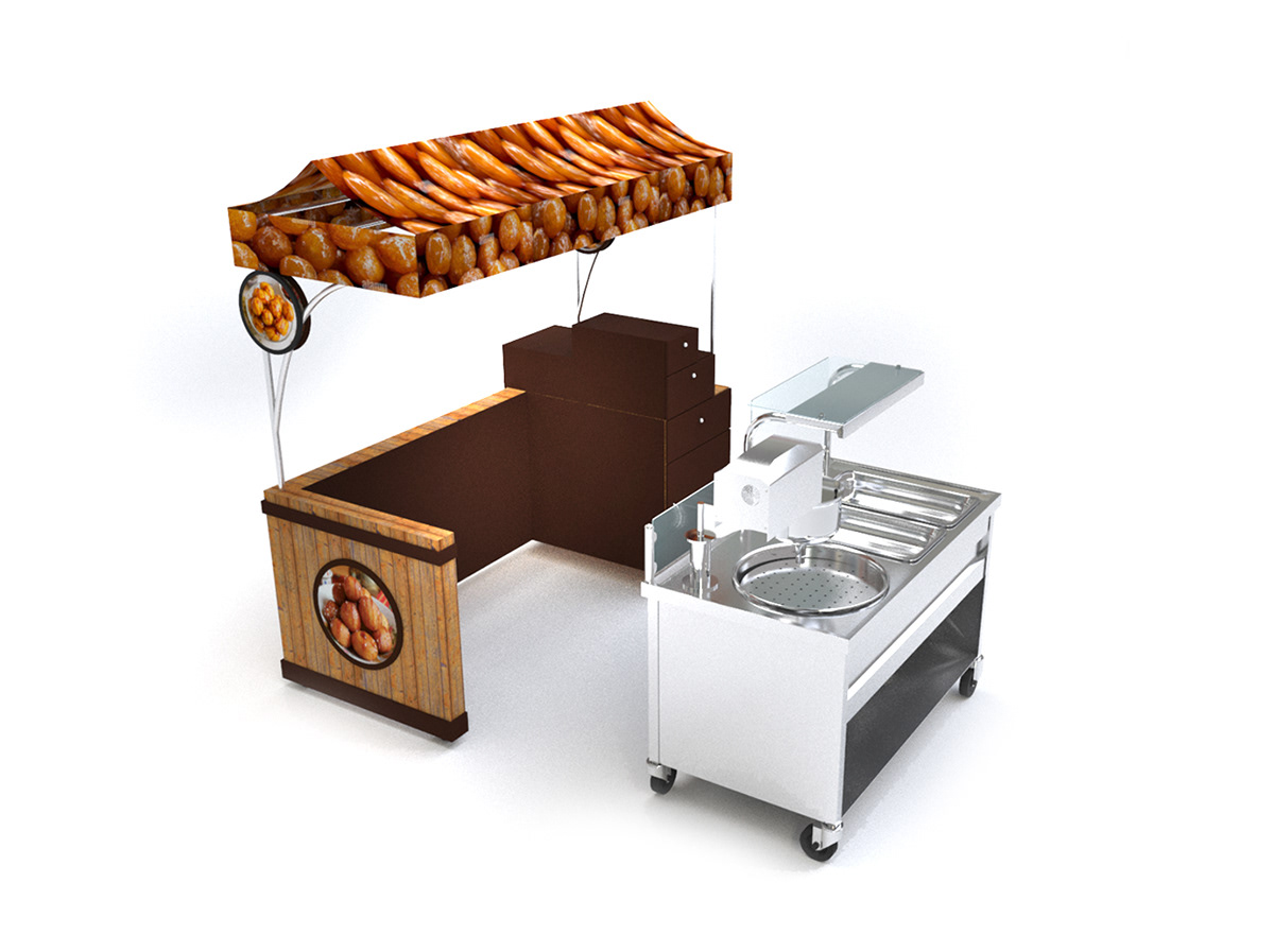 Food Potato Booth