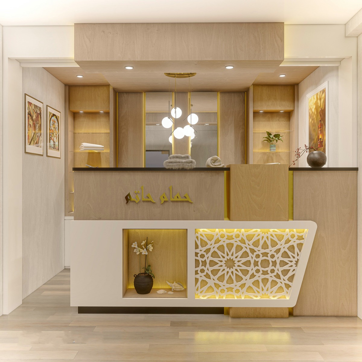 Ant Salon Used Reception Desk