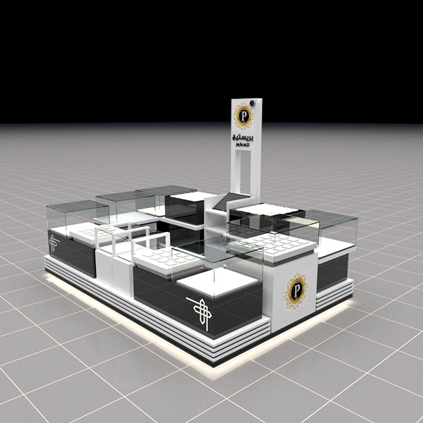 perfume kiosk design 