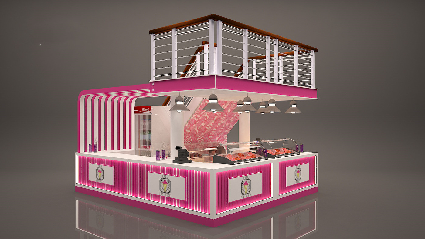 gelato booth design 