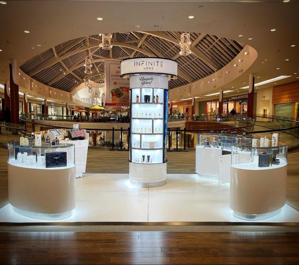 perfume kiosk