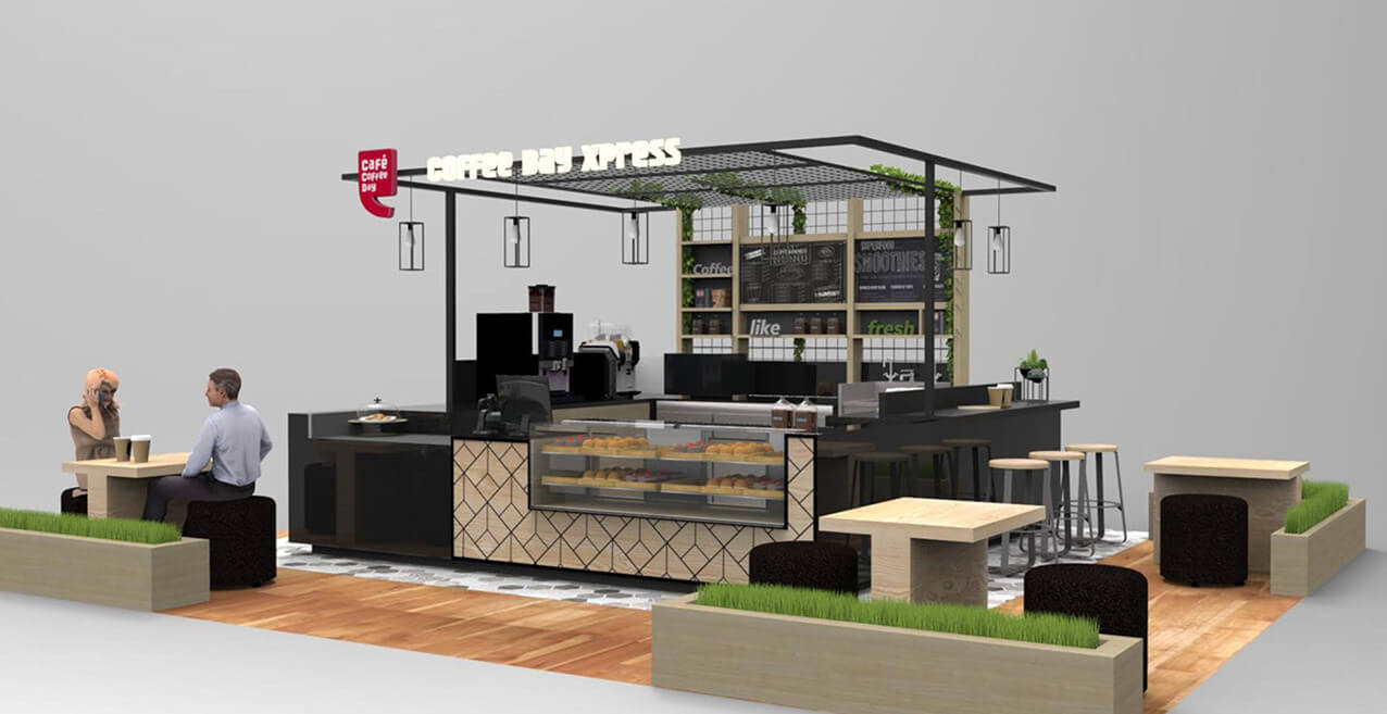cafe bar kiosk 